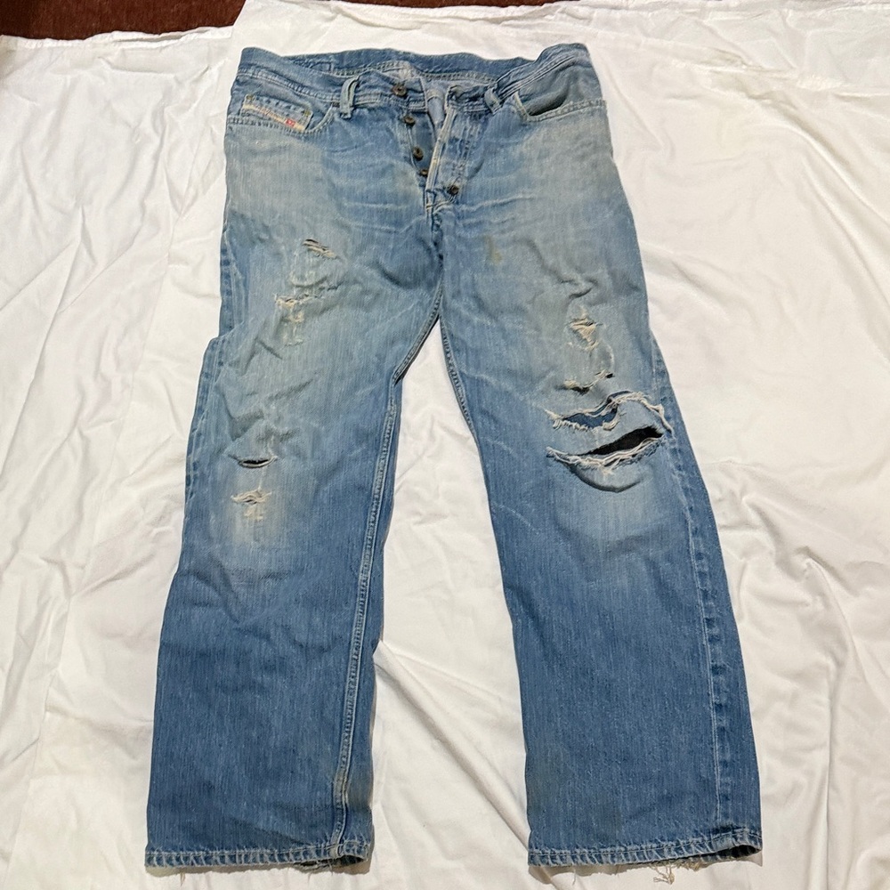 Diesel men’s Kuratt jeans Y2K vintage, button fly 32 x 30